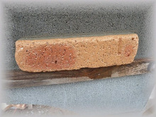 壁面にスライスレンガをモルタルを使って張る方法!!