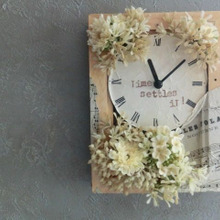 セリア時計リメイク♪ワントーンナチュラルで春色時計♡♡♡