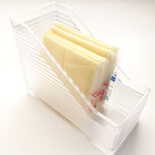 ダイソーのディスクケースで冷蔵庫のスライスチーズを寝かせない!