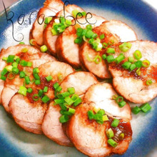 レンジで簡単♡あのタレと酢で作るしっとり焼豚