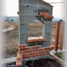 【ステップ11】レンガでウォールデコのデザイン編!《塗り壁フェンスDIY!》