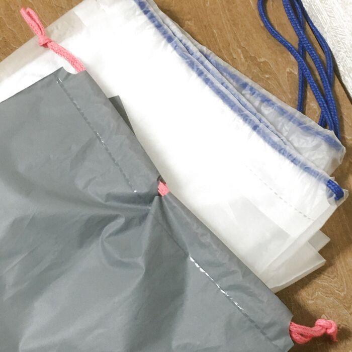 ショップ袋の利用法