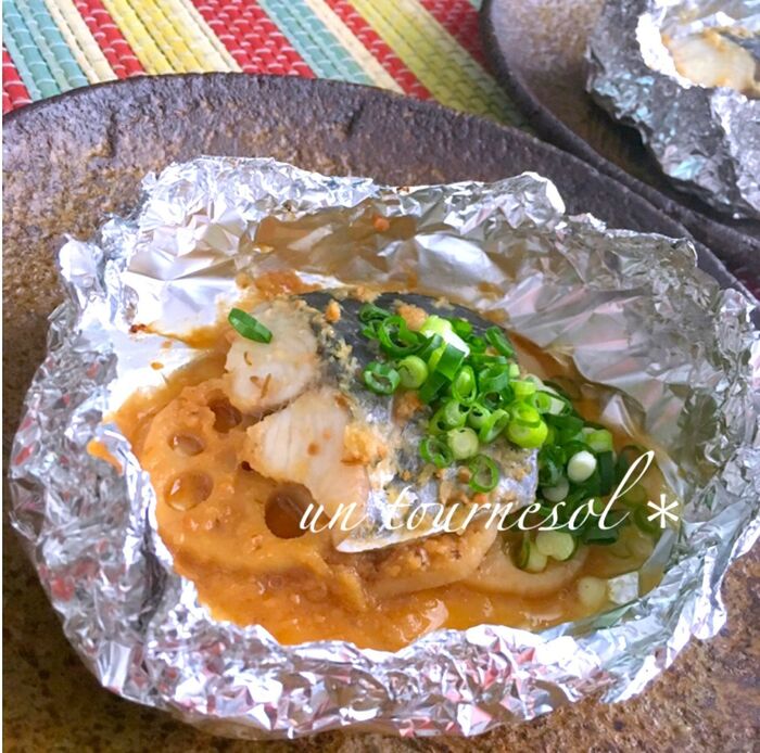 美肌・美容効果に☆漬けて焼くだけの!サワラの味噌漬けホイル焼き