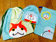 【入学準備】オール100均!手作りアップリケで差を付けよう!オリジナル巾着の作り方。