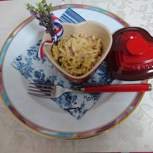 A la crème d’amazake et kiriboshi