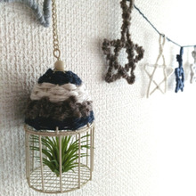 100均でほっこり可愛いケージ作り☆