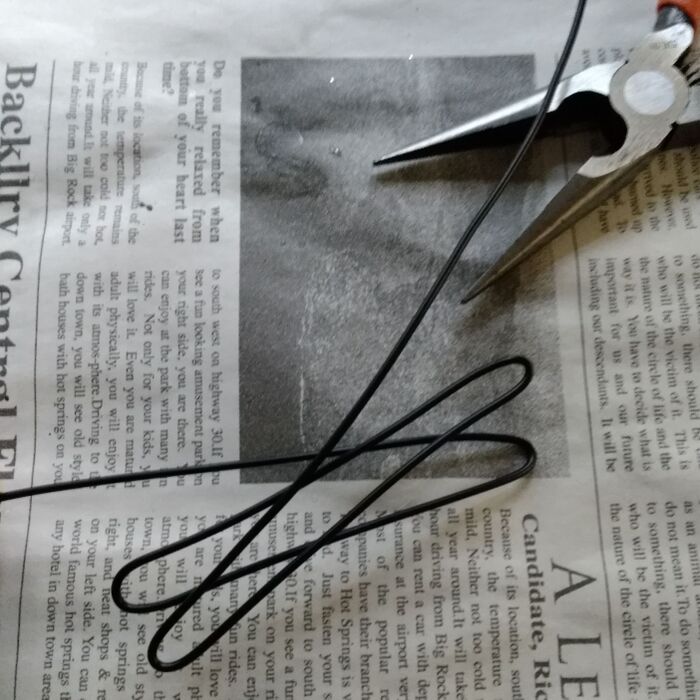 ワイヤーで星を作る