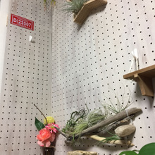 壁に穴が開かない有孔ボードの取り付け方