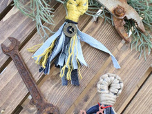 ダイソー*デニムヤーンで!お洒落なタッセルの作り方