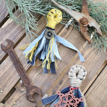 ダイソー*デニムヤーンで!お洒落なタッセルの作り方