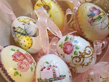 デコパージュでイースターエッグを作成します