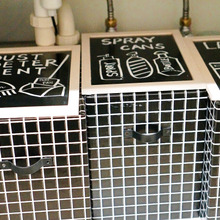 ダイソー紙ボックスリメイクで!洗面台下の収納を見直しました?