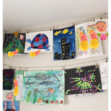 ☆子供達の持ち帰り作品を展示しよう