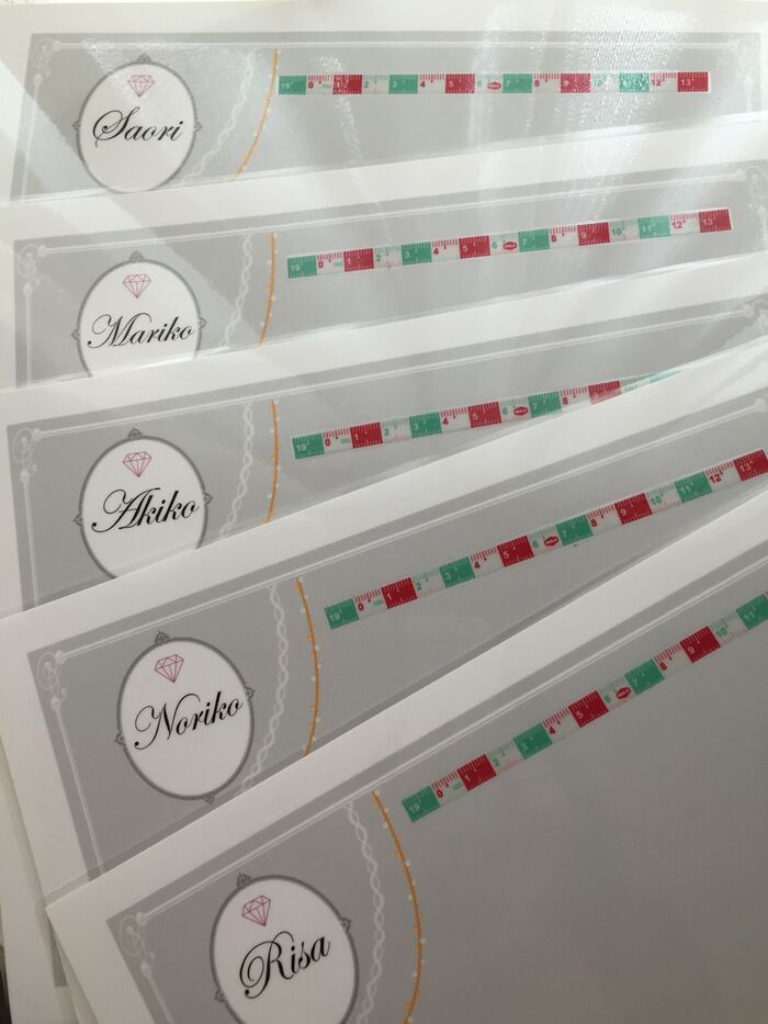 定規付きランチョンマット