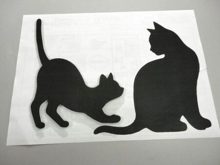 猫の絵の紙