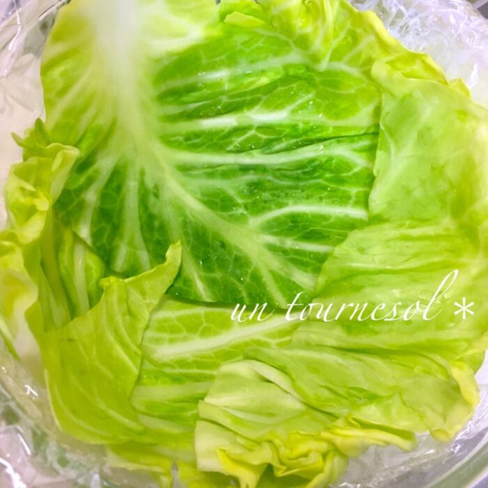 ③順番に重ねて!