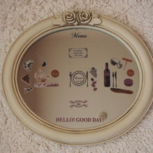 ミラーを転写シールでイメージチェンジ!