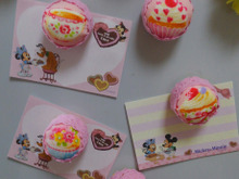 ペットボトルの蓋とハギレでかわいいマグネット♪