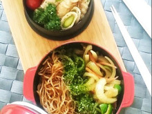 自分弁当で分かる美味しいお弁当♪焼きそばの詰め方&盛り付け方