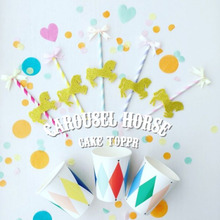 メリーゴーランドケーキトッパーの作り方