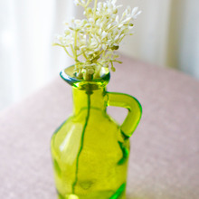 「これが100円?」フェイクグリーンとボトルがセット