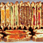 カンタン華やか!ホットサンドのランチボックス*お花見にも*