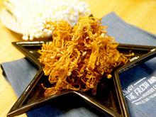 低カロリーおつまみ!えのきの素揚げカレー塩味のレシピ