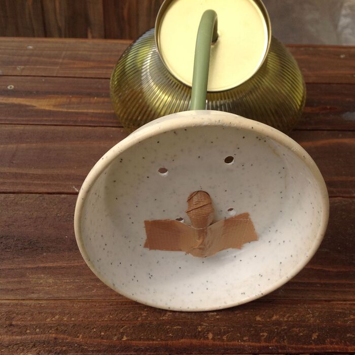 支柱を図の様に通します