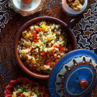 モロッコの家庭料理　ブルグルのサラダ