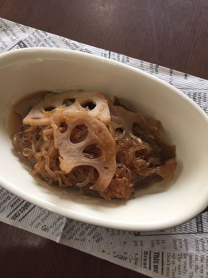 簡単ピリ辛レンコン♪