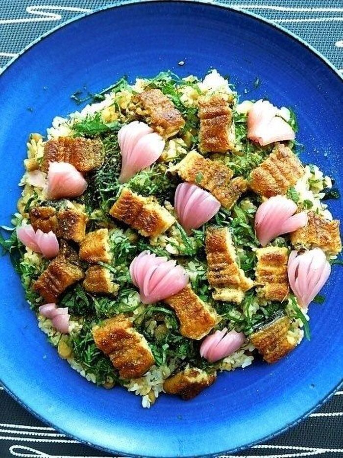 簡単おいしい!!うなぎと山ごぼうの混ぜご飯