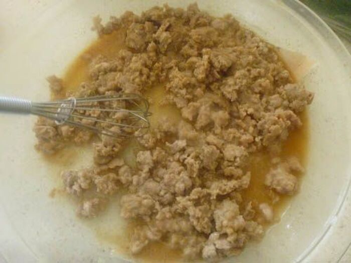 電子レンジで1回目