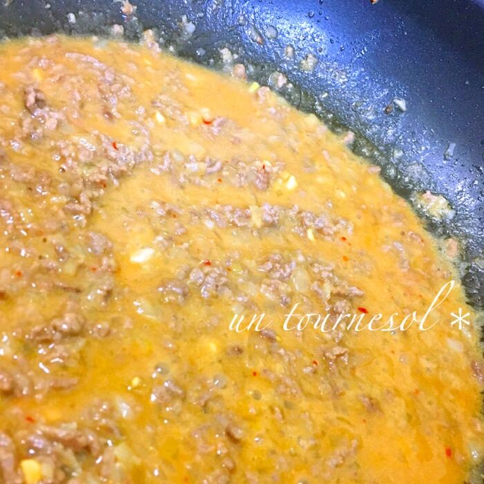 ⑤後は煮るだけで完成!