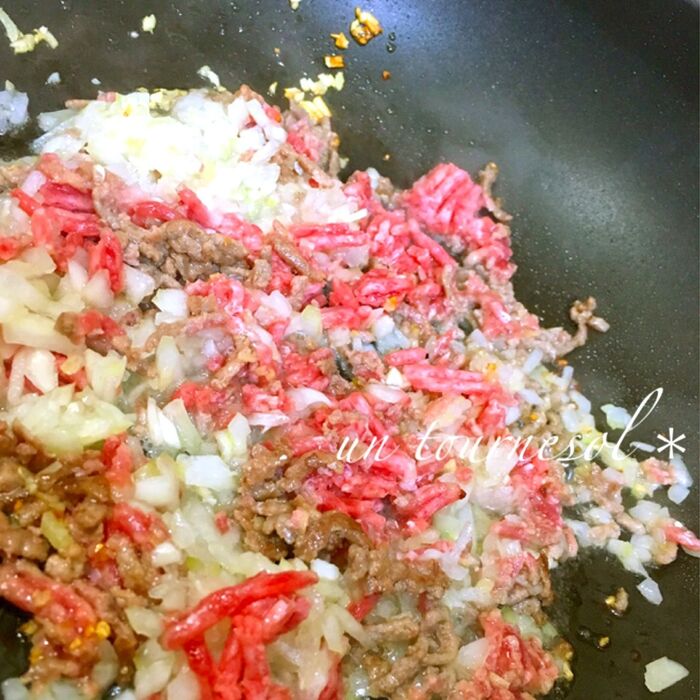 ④さっと炒める!