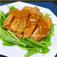 新陳代謝を活発に!油淋鶏〜ピーナッツバターだれ〜