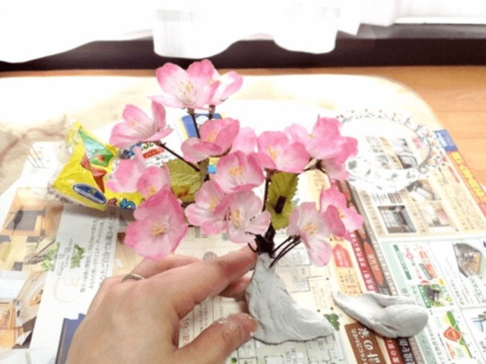 適当な長さに切って、土台を作る*