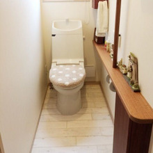 トイレ改造!棚と床とタオルハンガー編