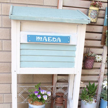 古い玄関ポストをペイントでリメイク