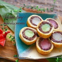 食パンと市販の三色団子で『簡単和菓子』