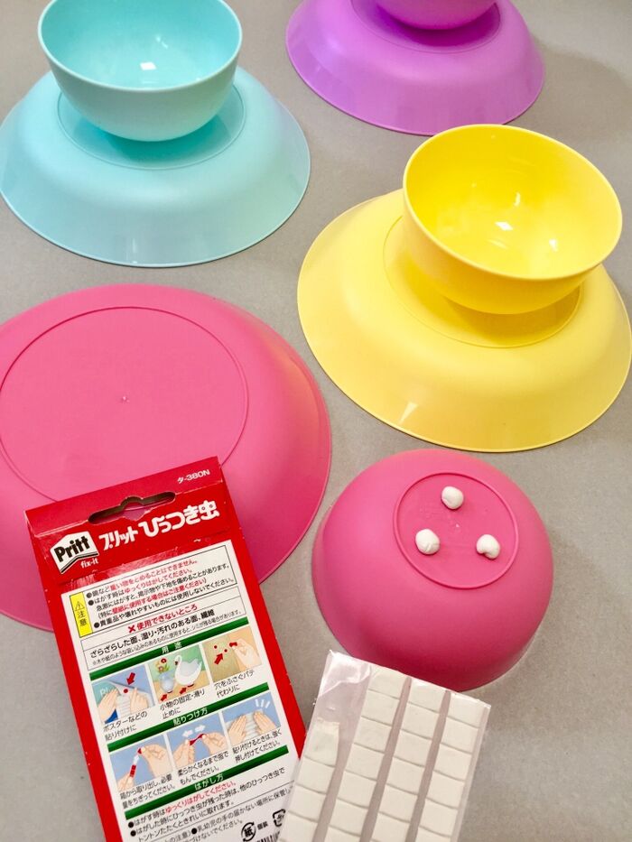 「ひっつき虫」で簡単接着!