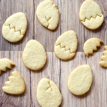 【抜き型は牛乳パック】イースターに食べたい!割って楽しいたまごクッキーの作り方