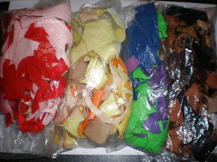 フェルトを余さず使いましょう♪