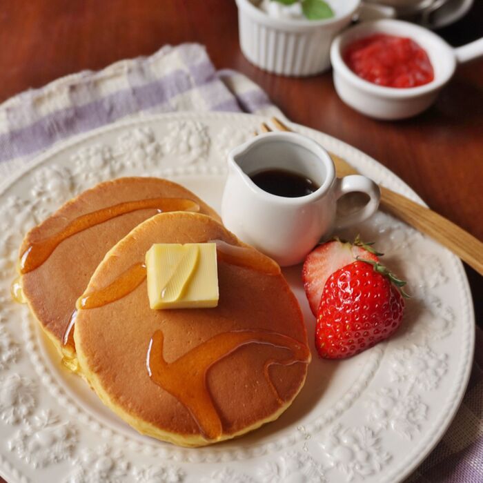 忙しい朝におすすめ!ニンジン&ヨーグルト入りヘルシーパンケーキ