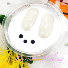 簡単過ぎる!60秒でできる?白うさぎプリン