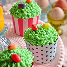 【キャロットカップケーキ】イースターのテーブルコーディネート