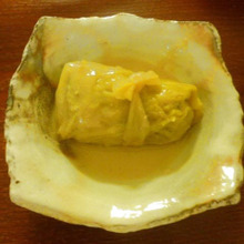 鶏ごぼうのロールキャベツ 粕汁仕上げ