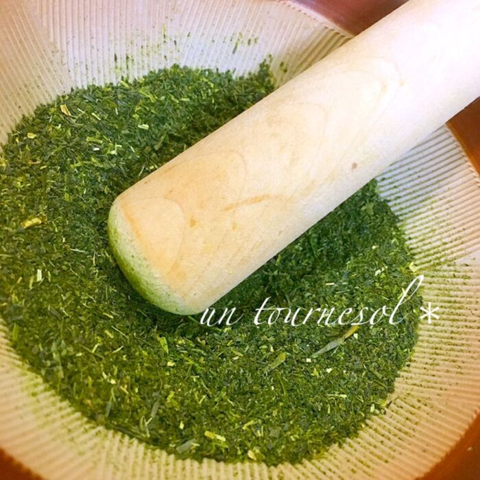 ①お好みの粉状に!