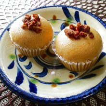 体にとっても良い黒糖を、簡単に美味しくおやつ(蒸しパン)に!