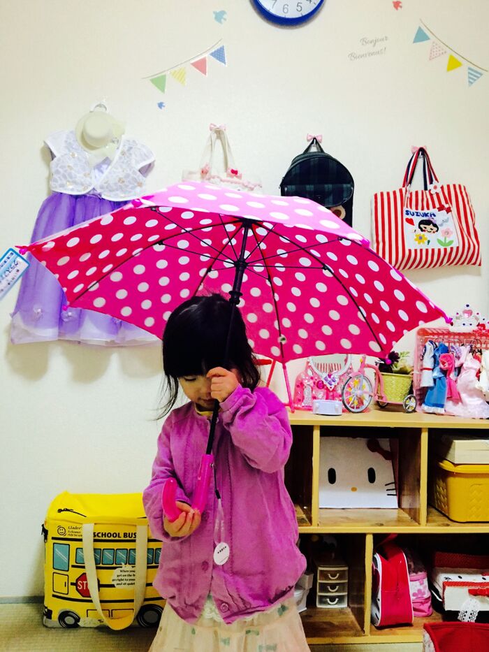 300均のキッズ傘!デザインも可愛くて作りもしっかり!