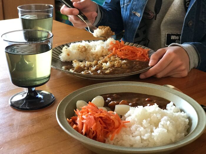 すし酢で作るから計量の手間なし! にんじんのクミンラペ添え